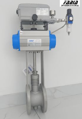 High-Temperature Pneumatic Flue Gas Valve