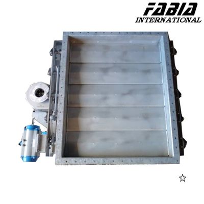 Customised valves Pneumatic Flue Flapper Valve Stainless Steel Gas Flapper Valve