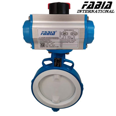 Pn 16 화학 처리용 PTFE 인플라이더 밸브 PTFE 인플라이더