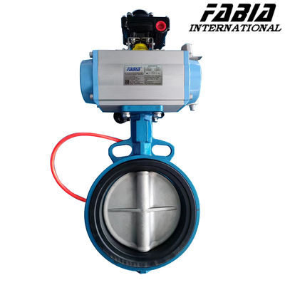물 / 오일 / 가스 Pneumatic Butterfly Valve Pneumatic 제어 시스템